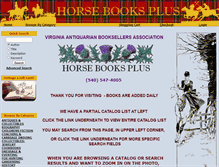 Tablet Screenshot of horsebooksplus.com